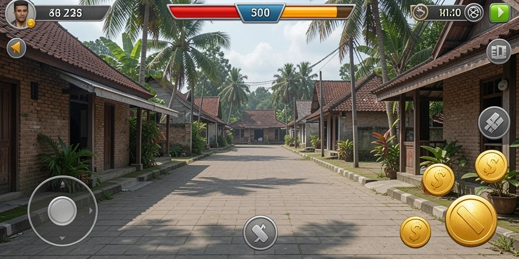 Tampilan grafis HOKIARENA yang menawan.