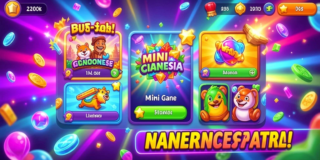 Screenshot menampilkan antarmuka permainan HOKITIME yang cerah dan ramah pengguna.