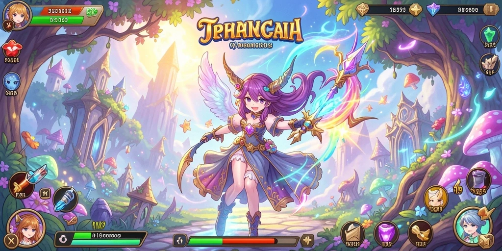 Tampilan awal KATAKWIN yang ceria dan penuh warna.