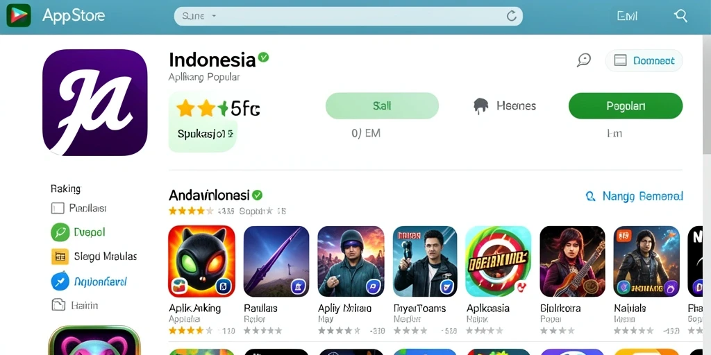 Tampilan antarmuka yang colorful dan ramah pengguna.