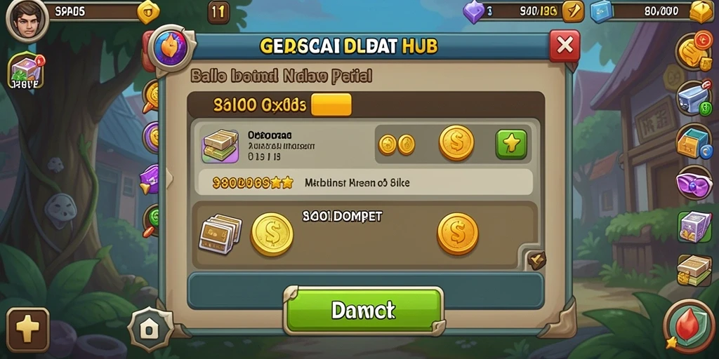 Tampilan awal game dengan karakter yang menawan.
