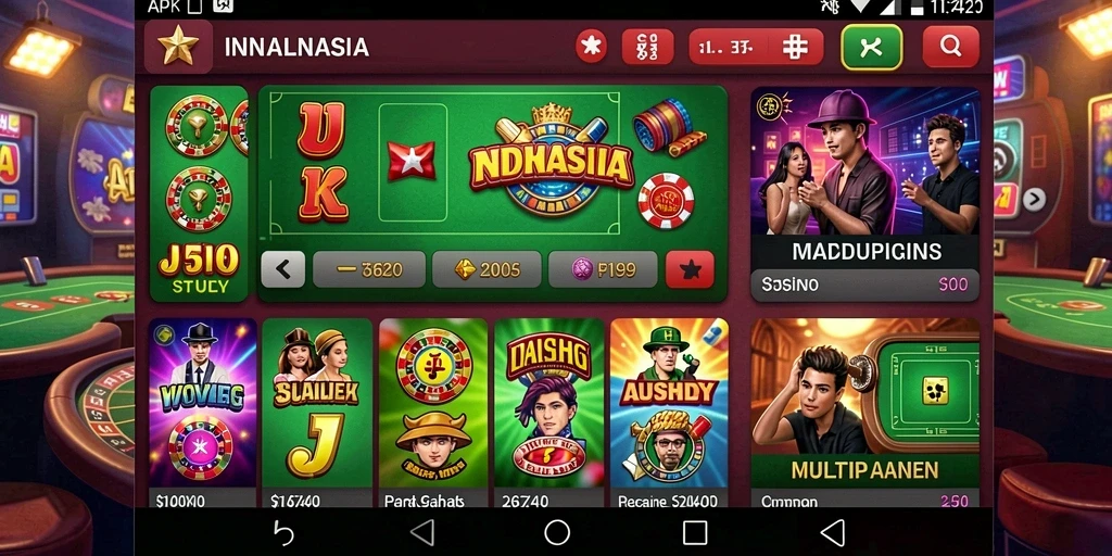Tampilan grafis yang cerah dan menarik.