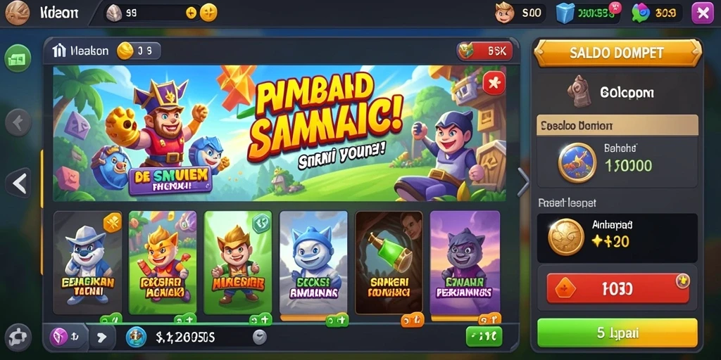 Screenshot menampilkan karakter utama dalam pertarungan epik.